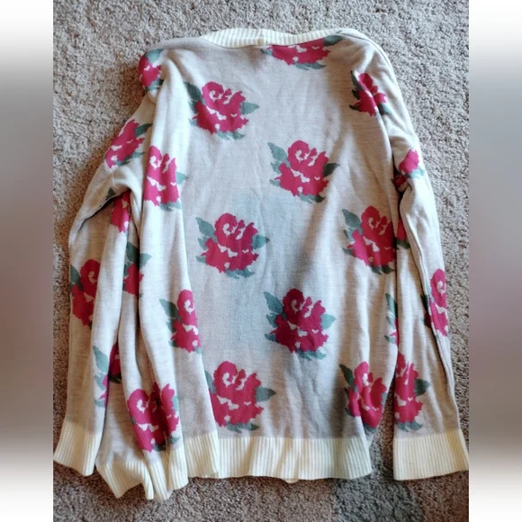 Windsor Floral Cardigan Size L - Picture 4 of 13